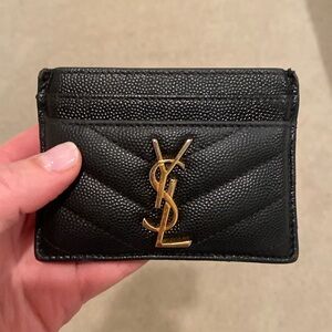 YSL card wallet